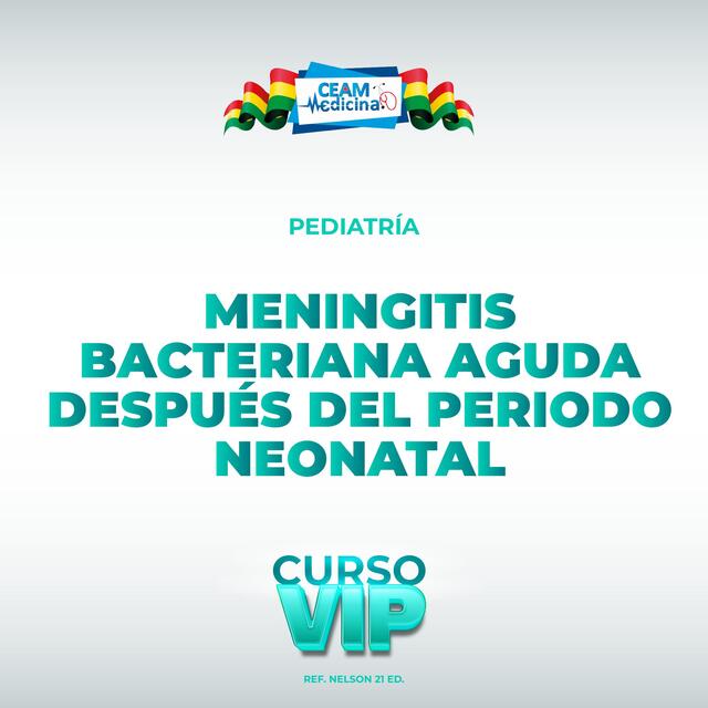 Meningitis bacteriana aguda