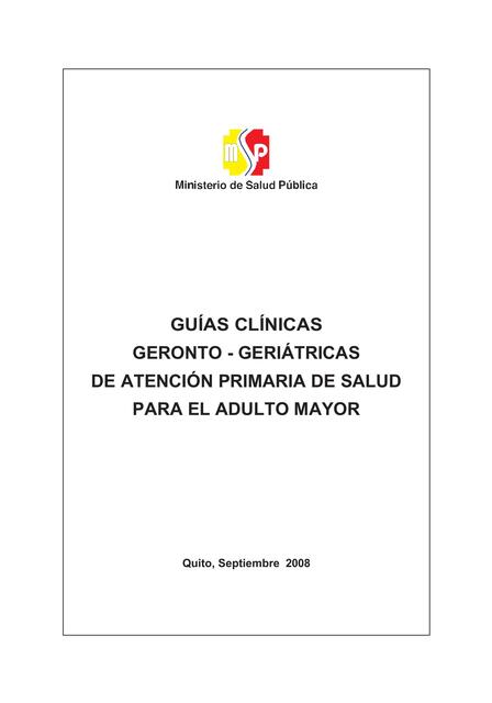 Guías MSP adulto mayor