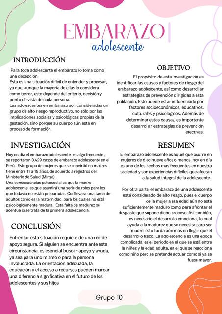 Documento A4 Portada proyecto doodles coloridos pa