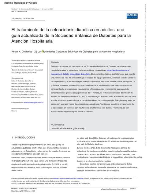 Diabetic Medicine Dhatariya The management of diab