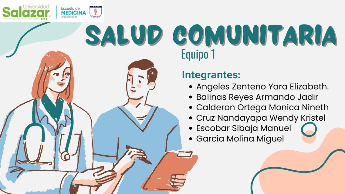 Salud comunitaria EQUIPO 1