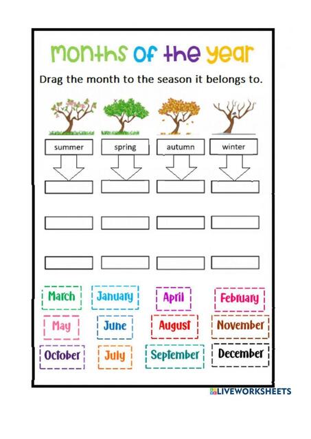 Months of the year