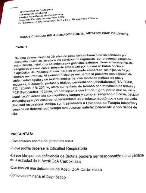 Metabolismo de los lípidos