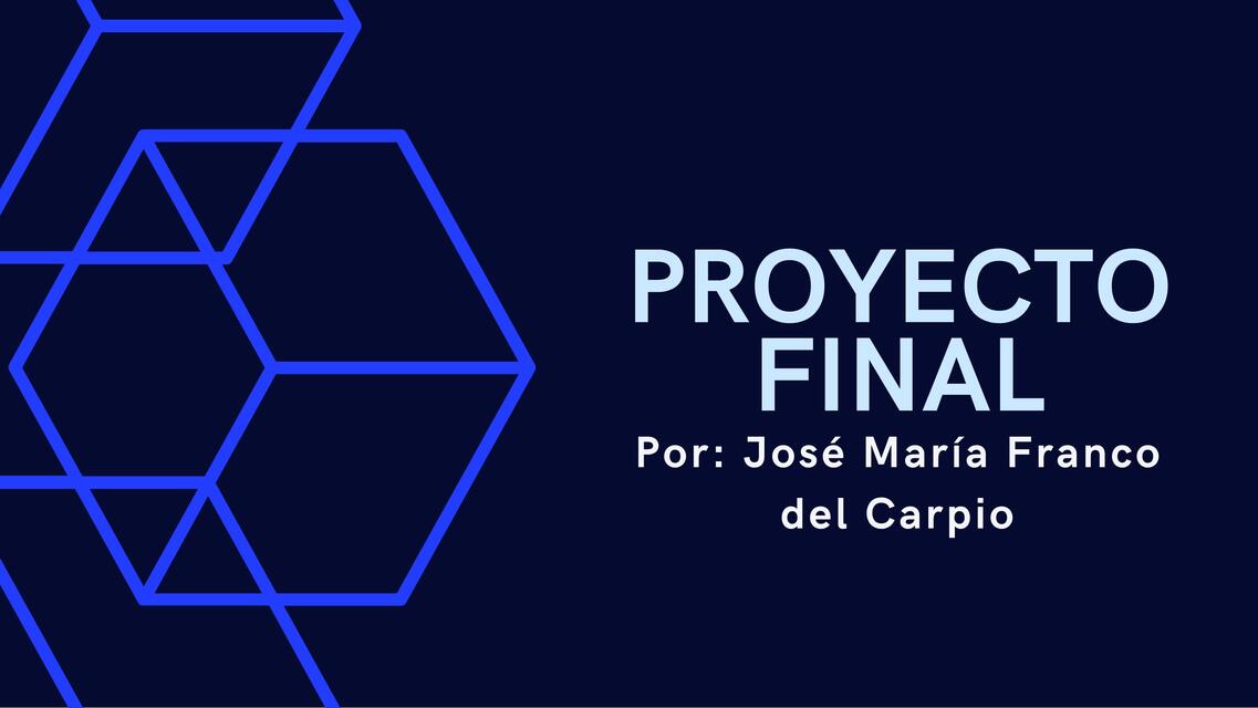 Proyecto final 