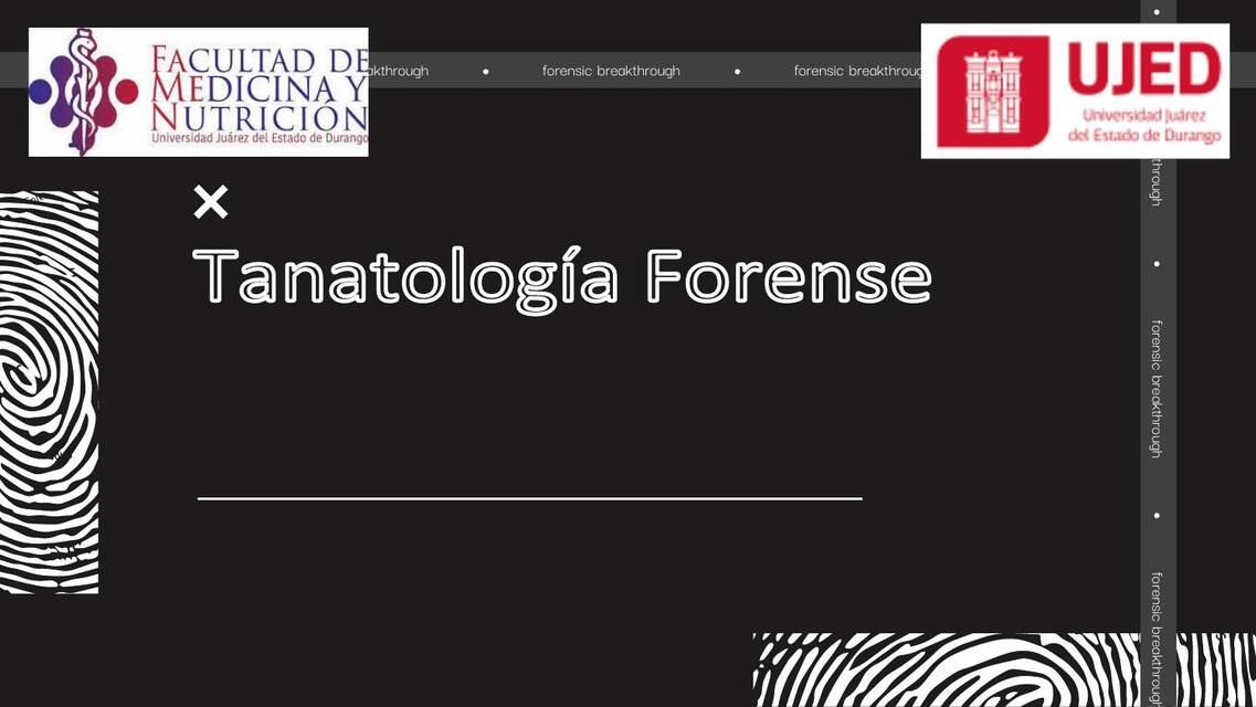 Tanatología forense