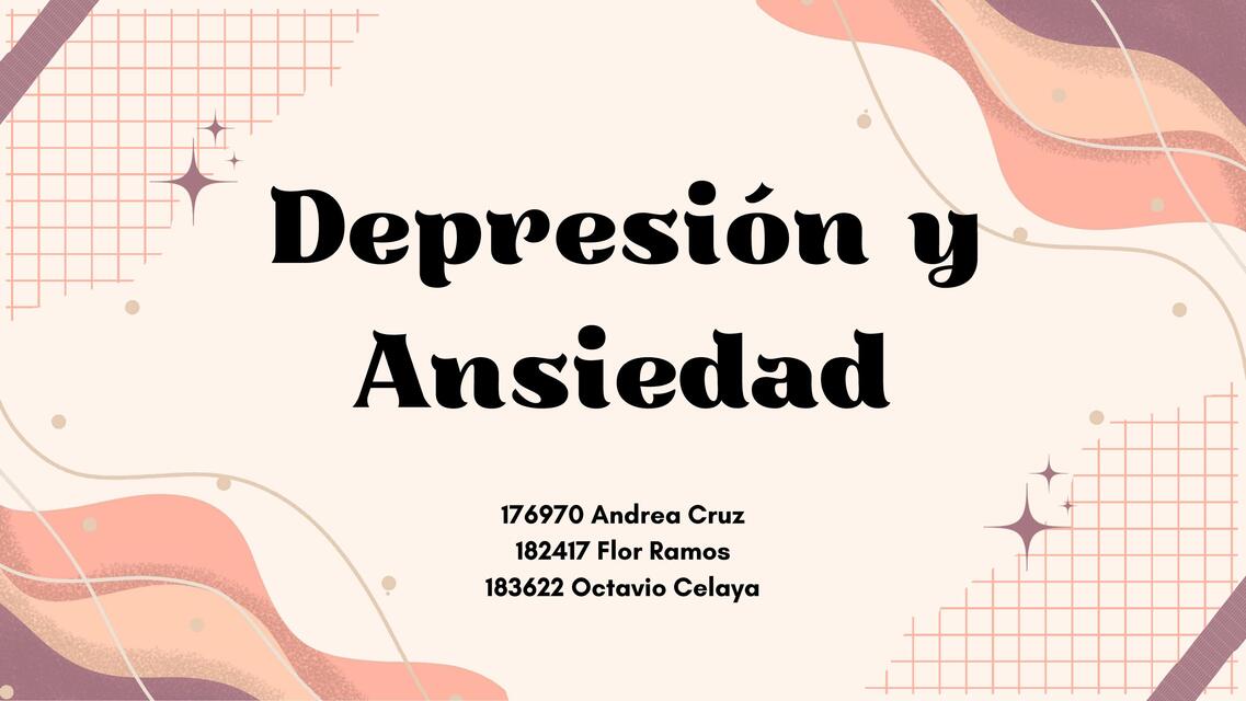 Depresion y ansiedad