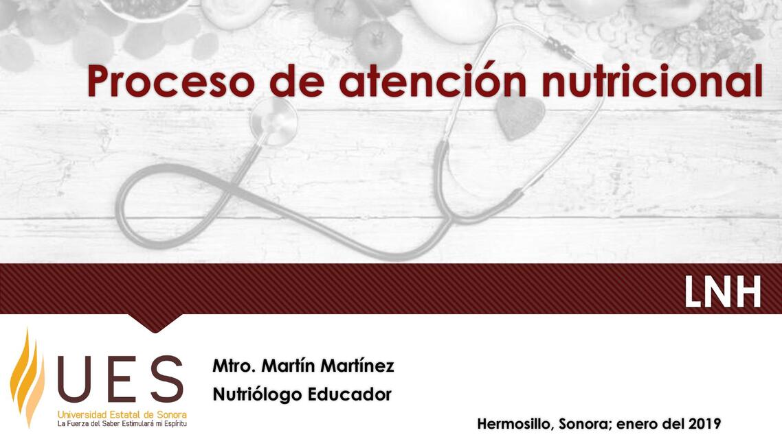 Proceso de atención nutricional