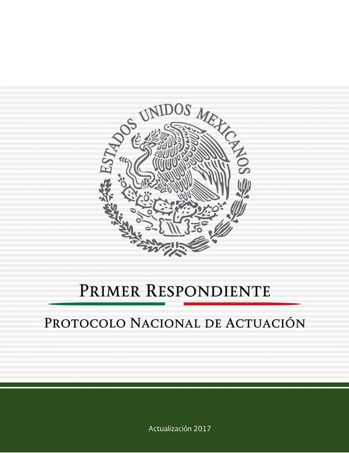 PROTOCOLO NACIONAL DE ACTUACION PRIMER RESPONDIENTE NUEVO