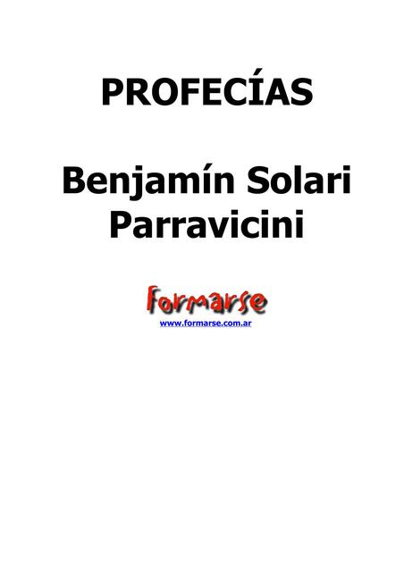 parravicini benjamin s profecias1