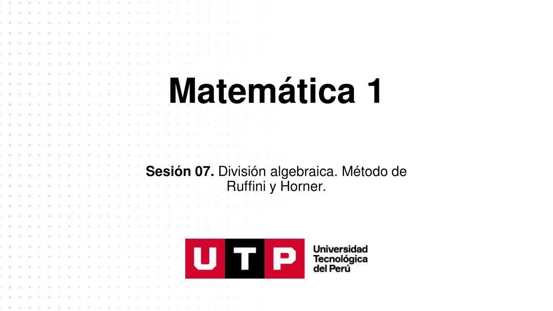 Matemática semana 7 | cristopher | uDocz