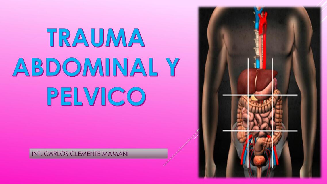 TRAUMA ABDOMINAL CCM