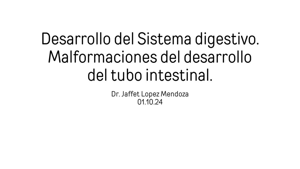 Desarrollo del Sistema digestivo pptx