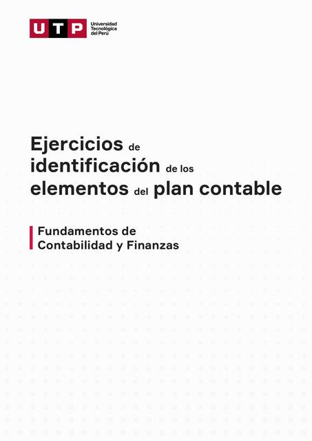 Ejercicios de identificación