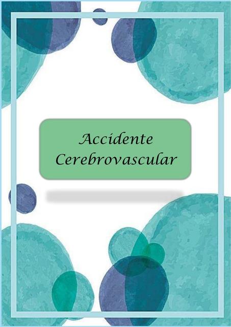 Los accidentes cerebrovasculares