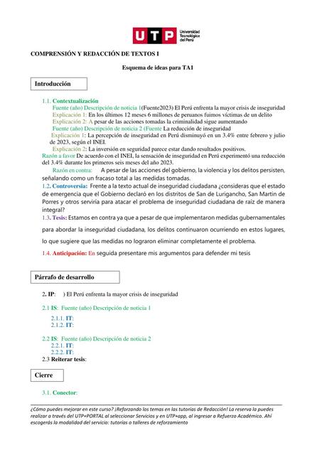 Esquema de producción