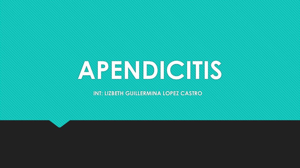 APENDICITIS