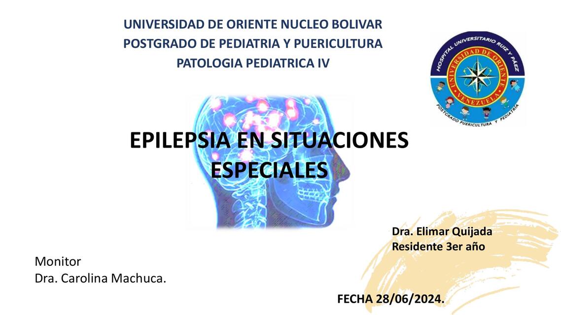 EPILEPSIA EN SITUACIONES ESPECIALES