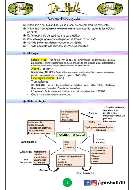 PANCREATITIS AGUDA DR HULK