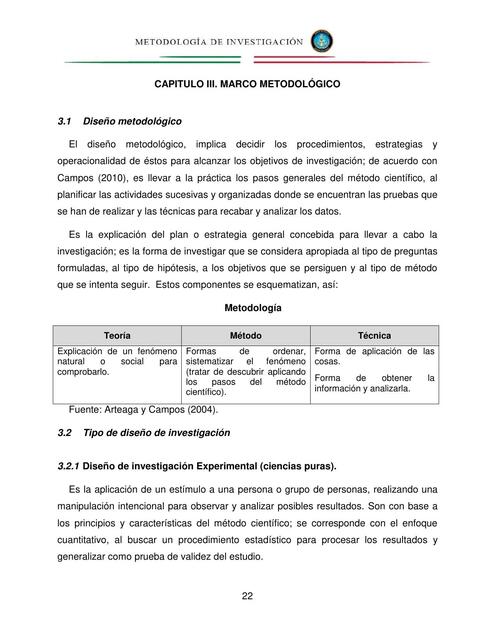 Metodología de la investigación