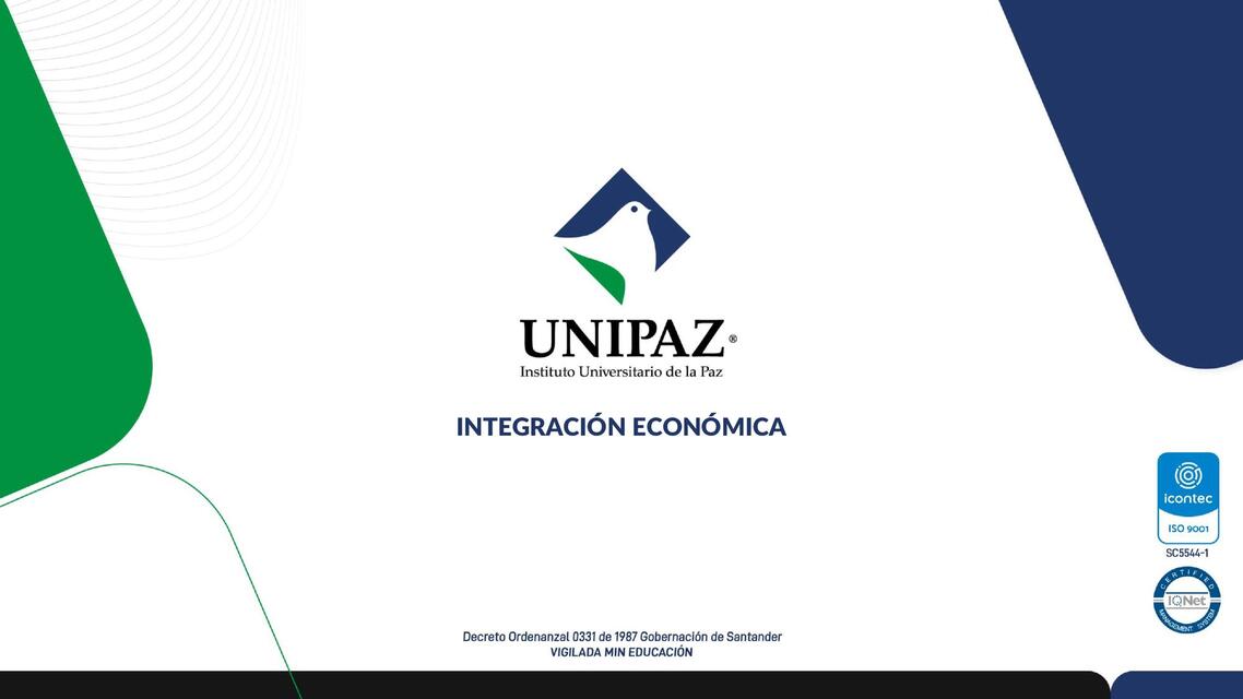 Integración económica 1