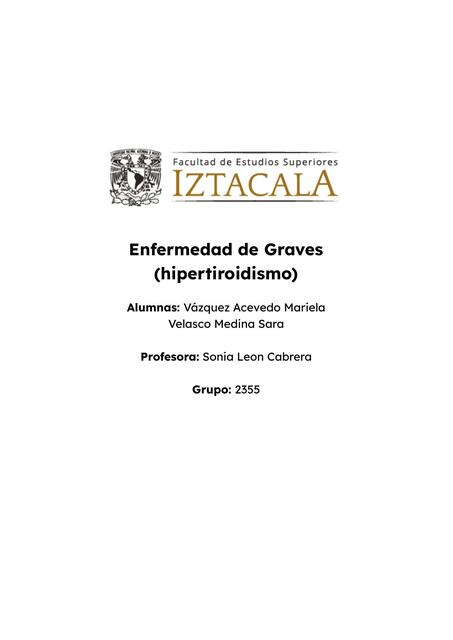 Enfermedad de Graves Hipertiroidismo 1