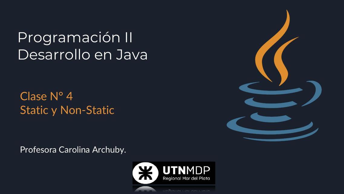 Java Clase 4 Static y Non Static