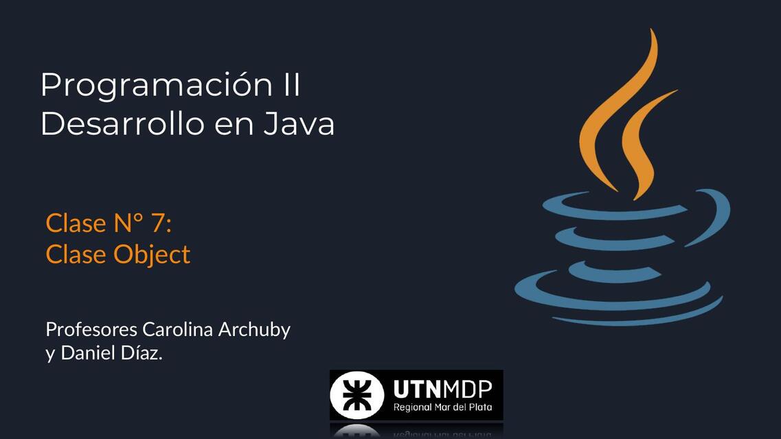 Java Clase 7 Clase Objetc