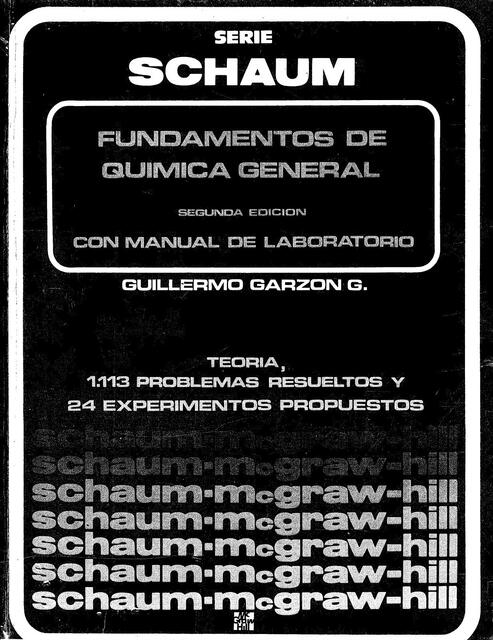 Fundamentos de Qu Mica General Con Manual de Labor