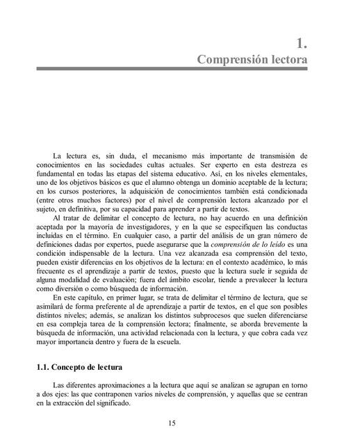 comprension de textos