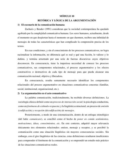 MODULO10RETORICAYLOGICADELAARGUMENTACION 1