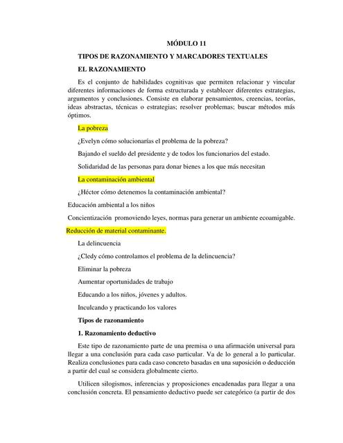 MODULO11TIPOSDERAZONAMIENTOYMARCADORESTEXTUALES