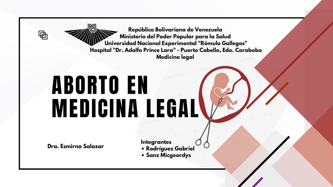 Aborto en Medicina Legal