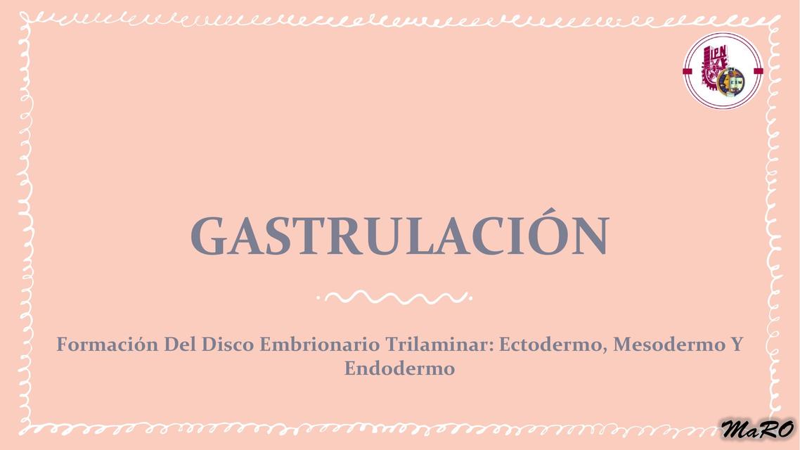 GASTRULACIÓN