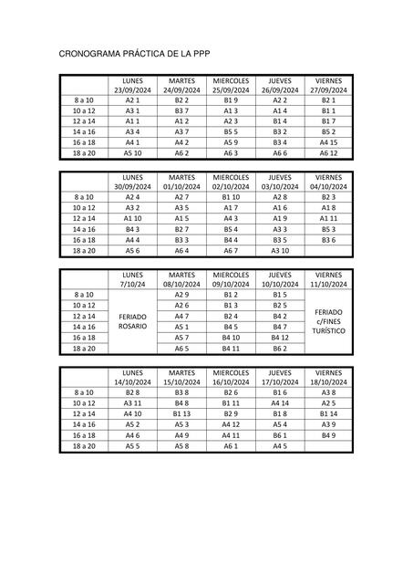 cronograma practica de la ppp 2