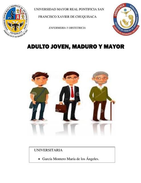 ADULTO JOVEN MADURO Y MAYOR