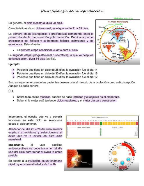 Neurofisiología de la reproducción