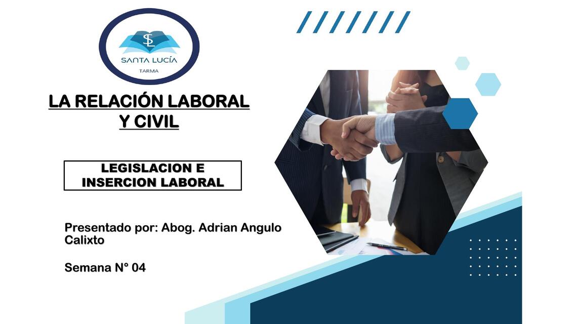 TEMA 4 la relación laboral y civil