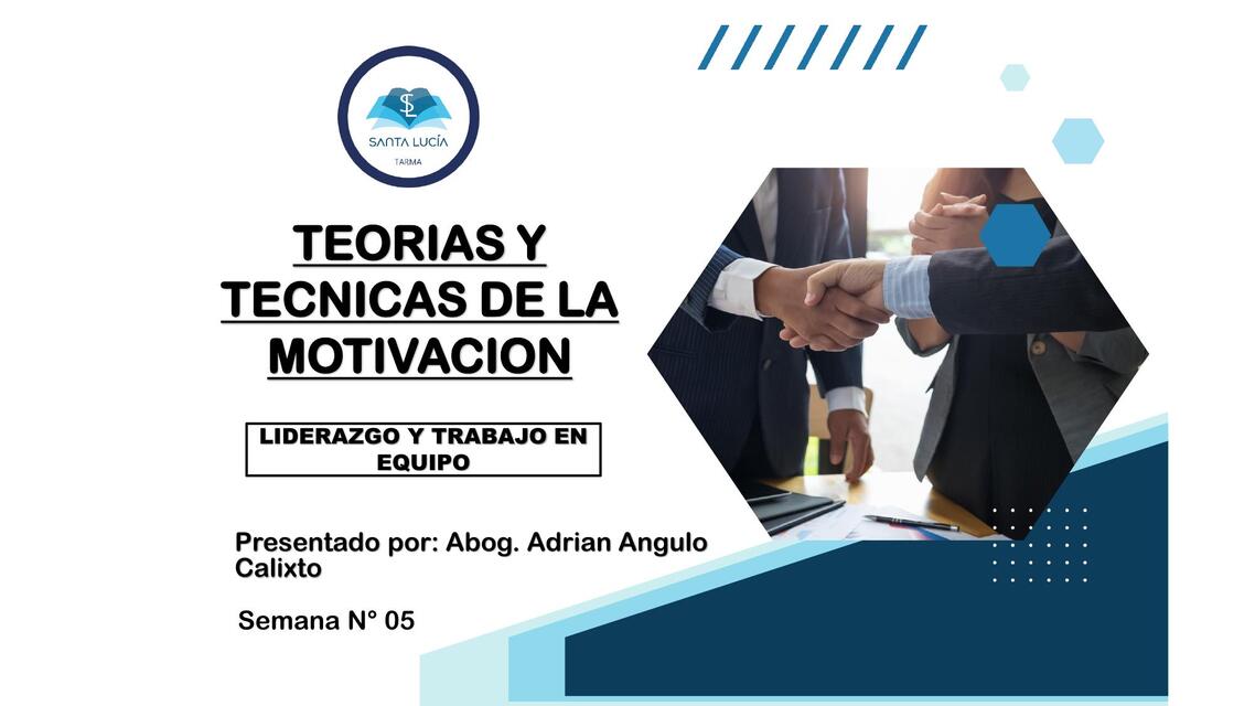 Tema 5 Teorías y Técnicas de la Motivación