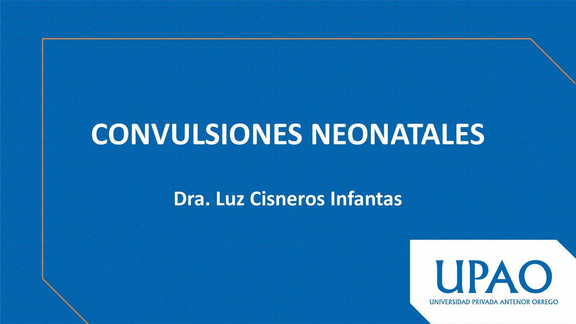 Mehu525 U5 T11 Convulsiones neonatales