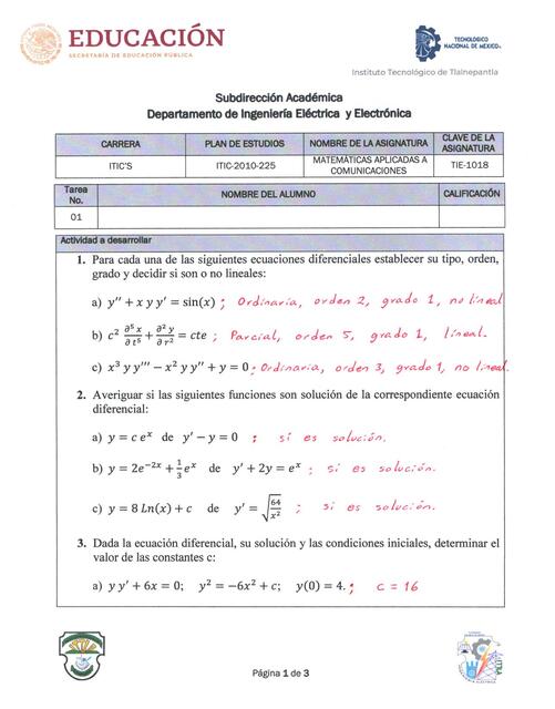 MAT APLICADAS ECUACIONES DIF LINEALES