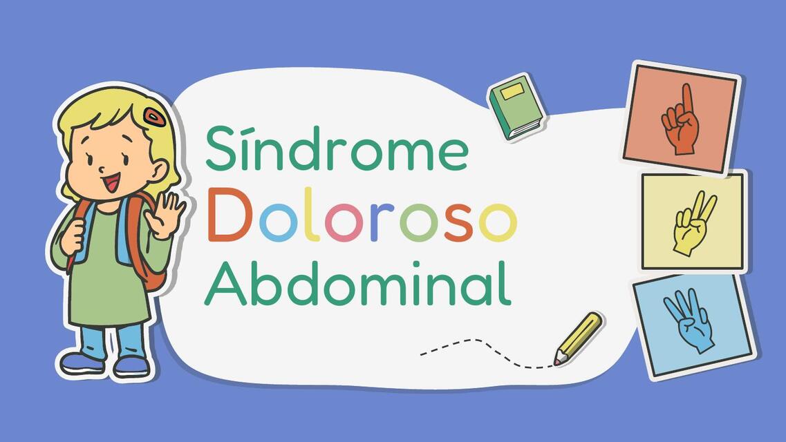 Síndrome Doloroso Abdominal - Pediatria