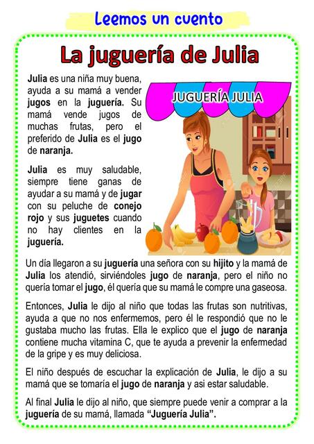 FICHA LEEMOS LA JUGUERÍA DE JULIA MAESTRA JANET