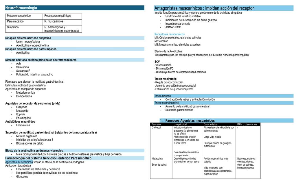 Neurofarmacología Medicina