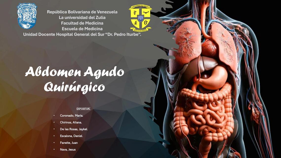 Abdomen Agudo Quirúrgico