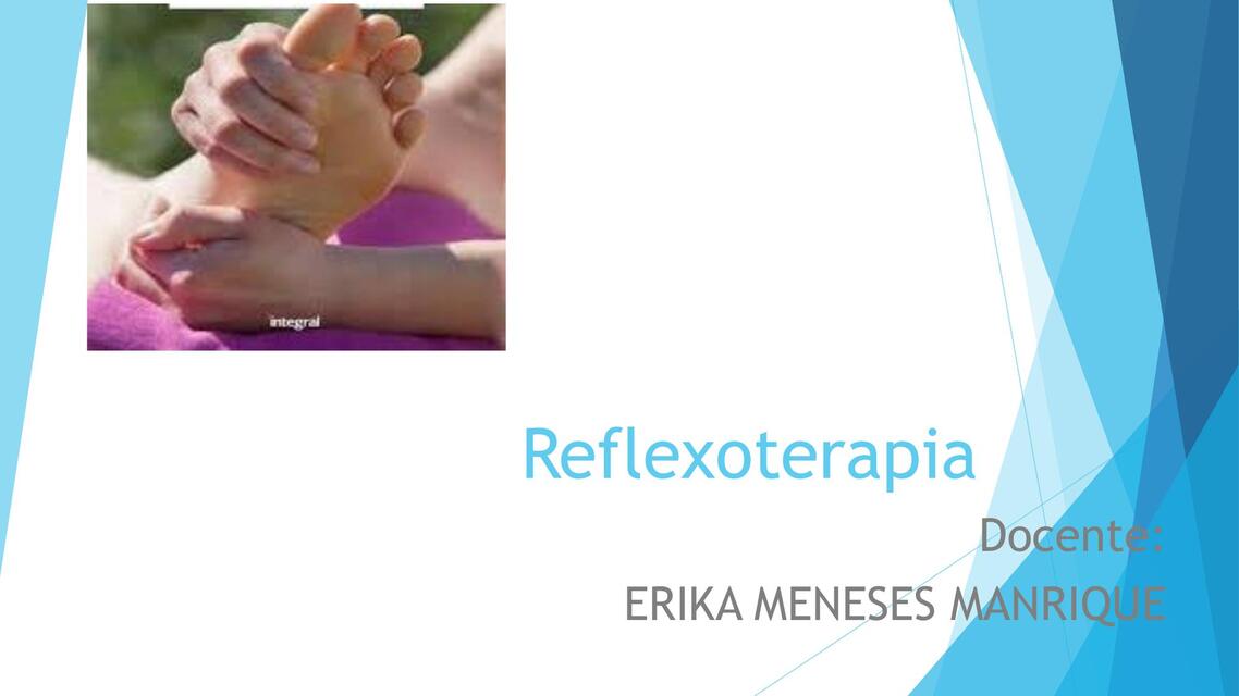 reflexoterapia