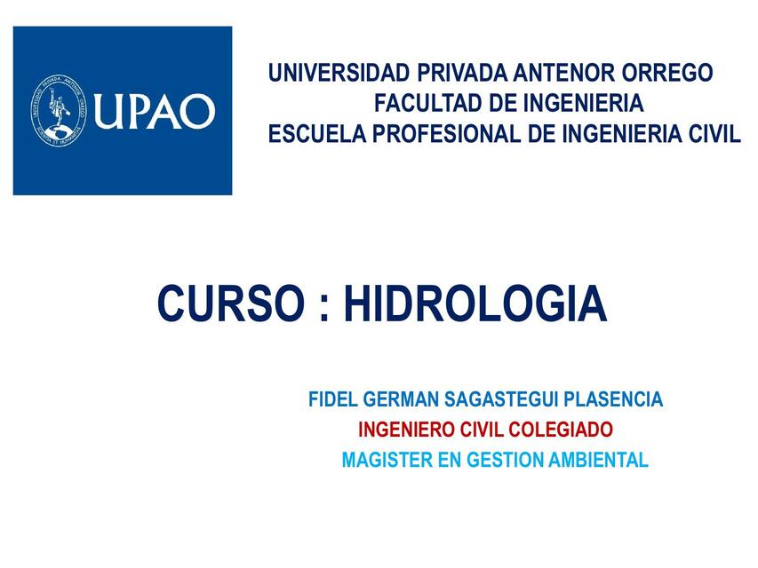 INTRODUCCION A LA HIDROLOGIA 2