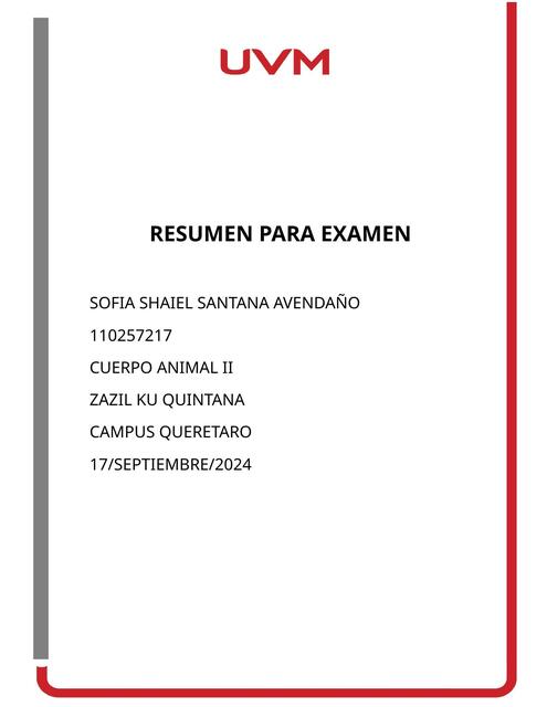 RESUMEN PARA EXAMEN PRIMER PARCIAL