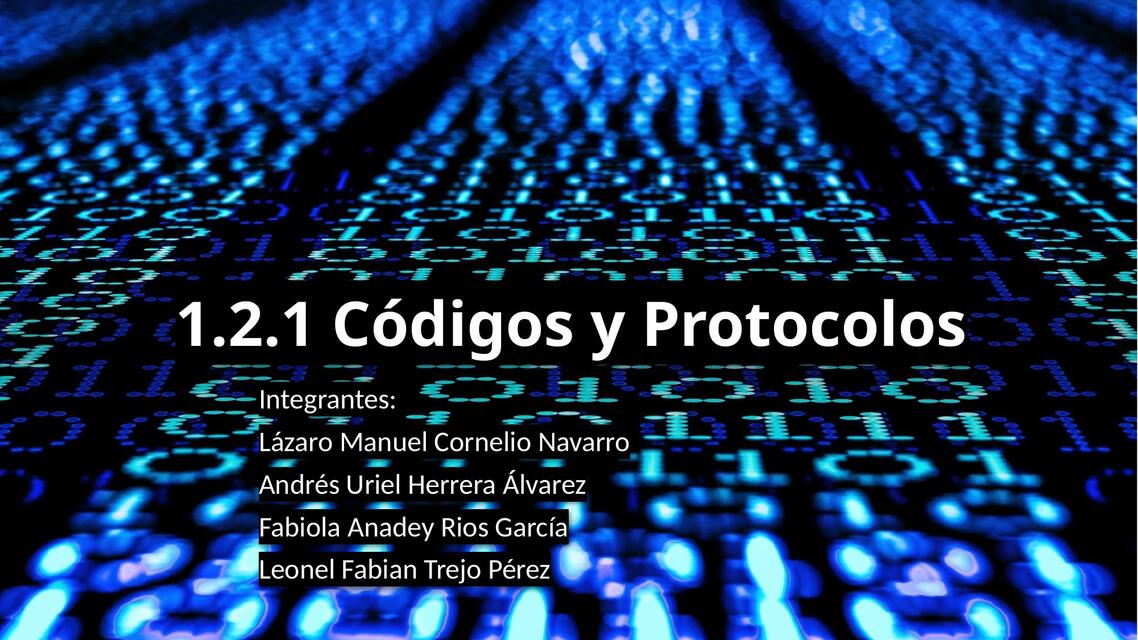 1 2 1 Codigos y Protocolos qwerty uDocz