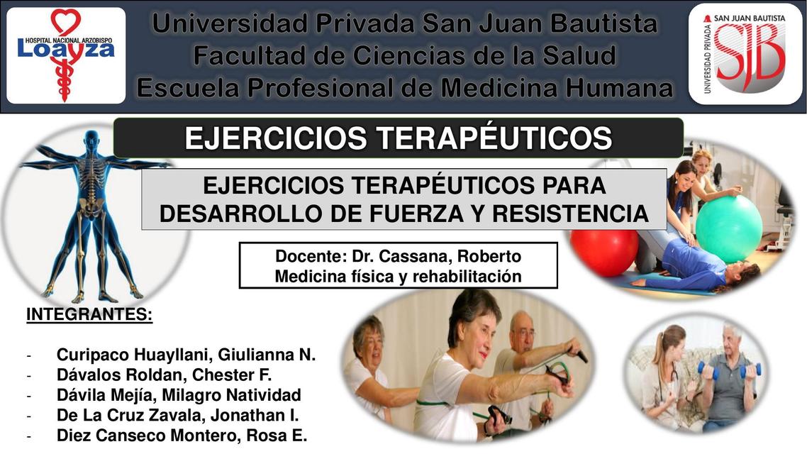 Ejercicio Terapeuticos