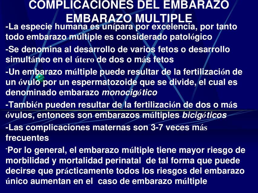 Cuidados y Tratamiento del Embarazo Múltiple